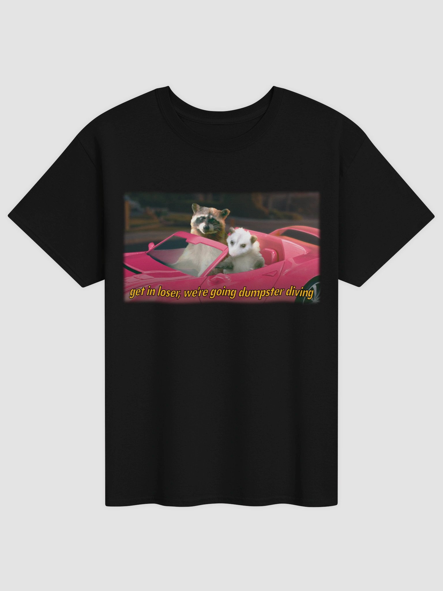 Get in loser, we're going dumpster diving (movie variant) T-shirt product image (1)