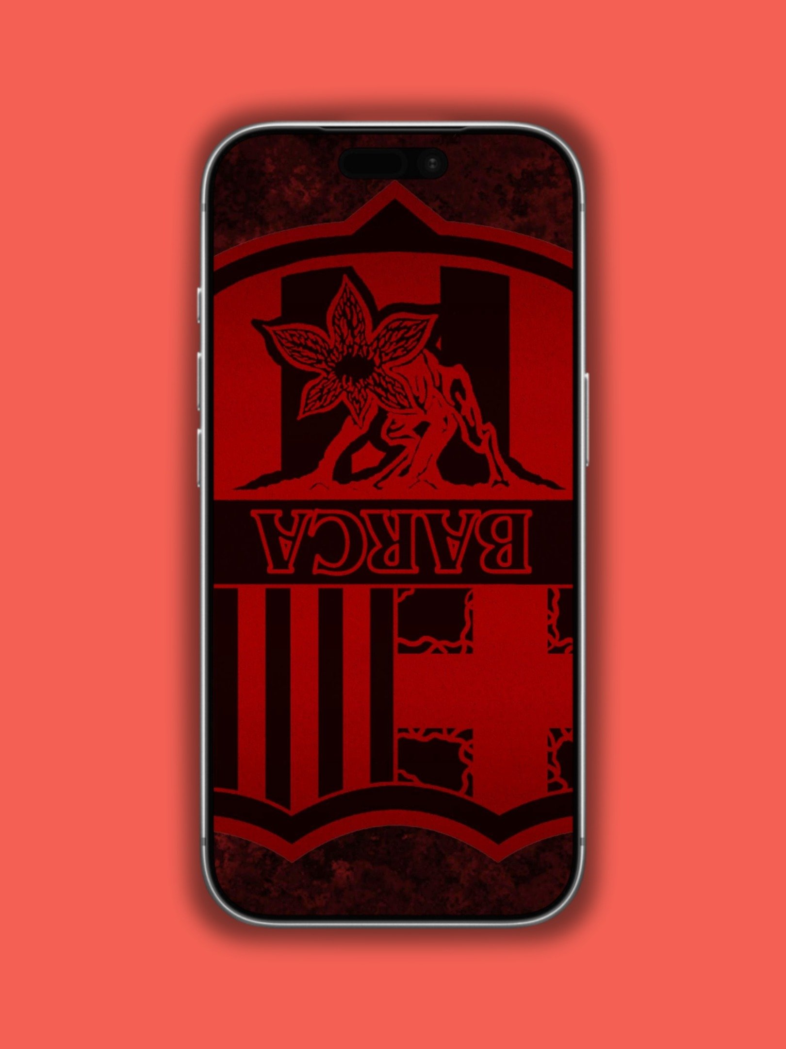 Barcelona × Stranger Things Wallpaper product image (1)