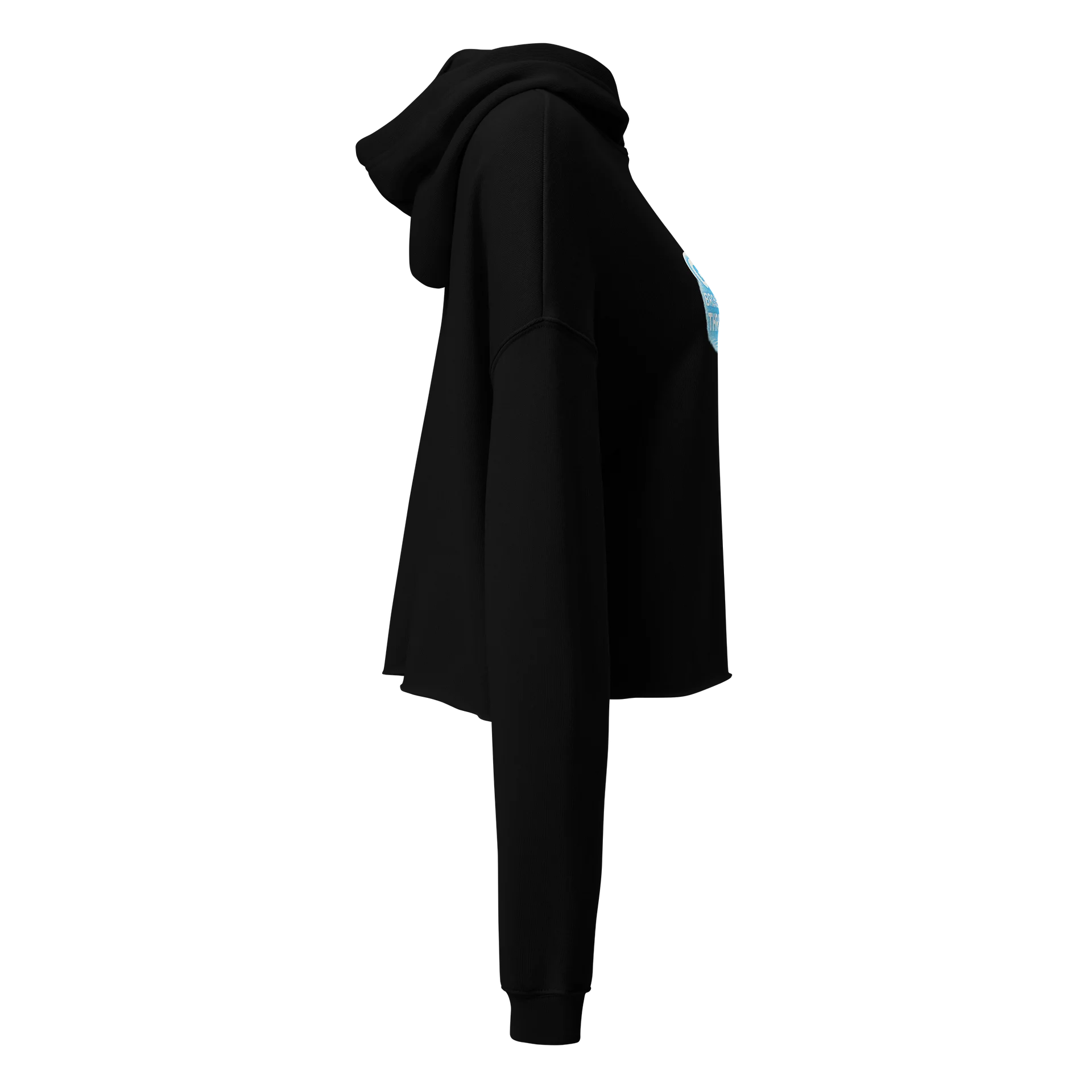 God Brought Me Through – Women’s Cropped Hoodie (Survivor Edition) product image (3)