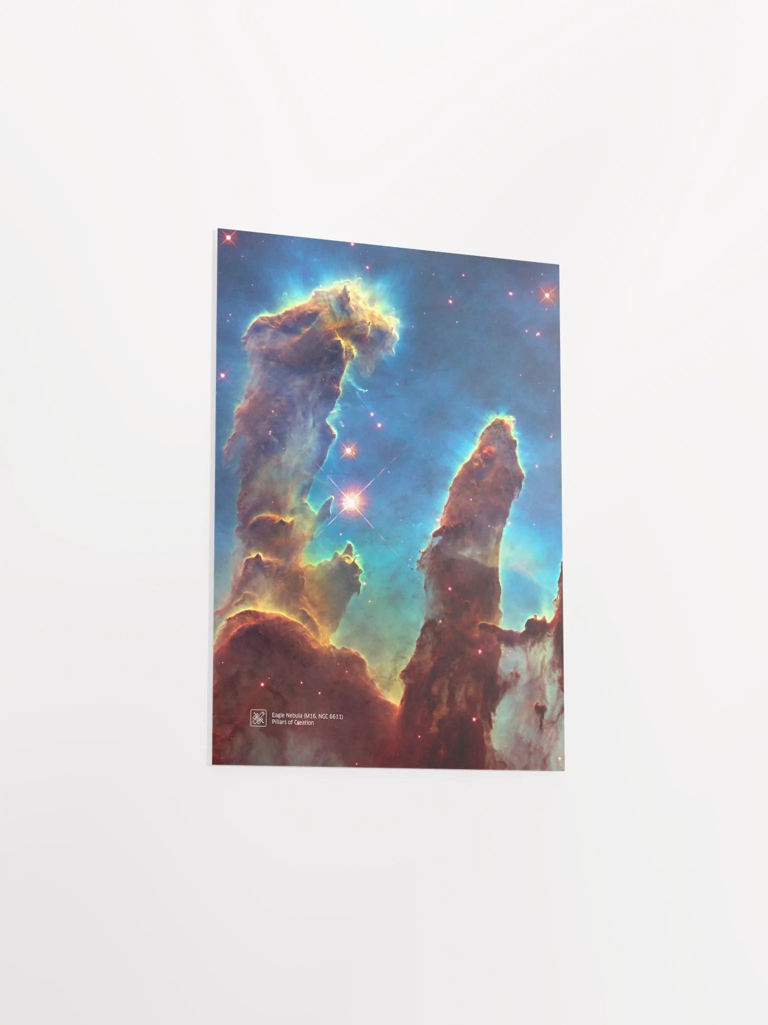 The Pillars of Creation. Eagle Nebula (M16, NGC 6611), NASA Hubble Space Telescope — Hi-Res Space poster, science poster, space photo product image (8)