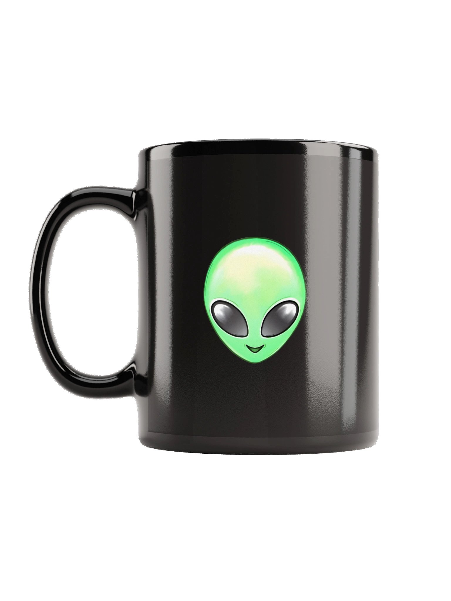 Alien Abduction Black Glossy Mug product image (1)