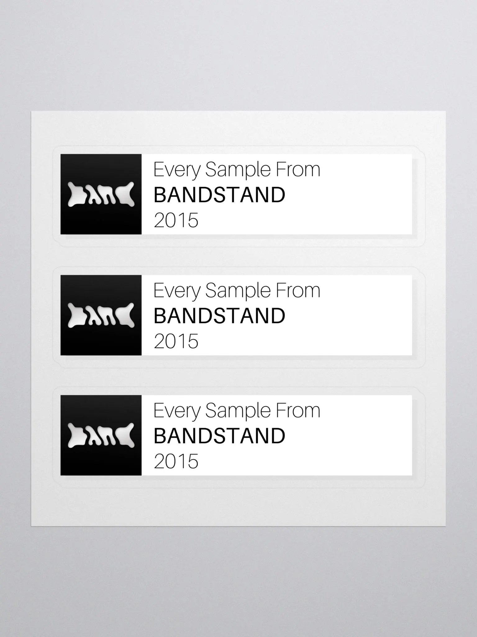 Song & Artist Tab Sticker 3pk product image (1)