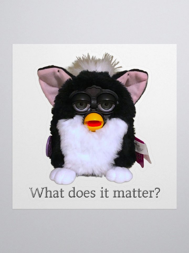 What Does It Matter? Sticker product image (1)