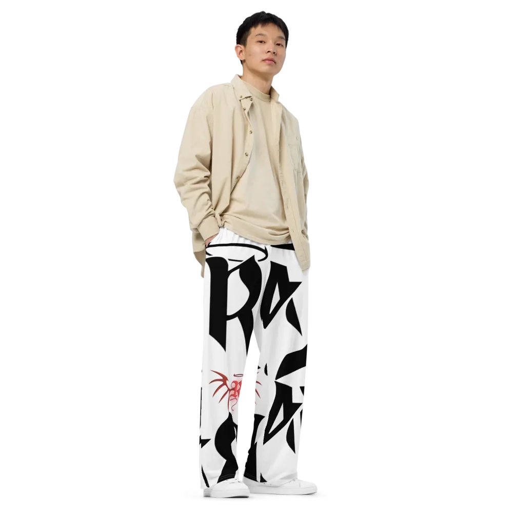 RafaZafar Avant Garde All Over Print Wide Leg Pants product image (3)