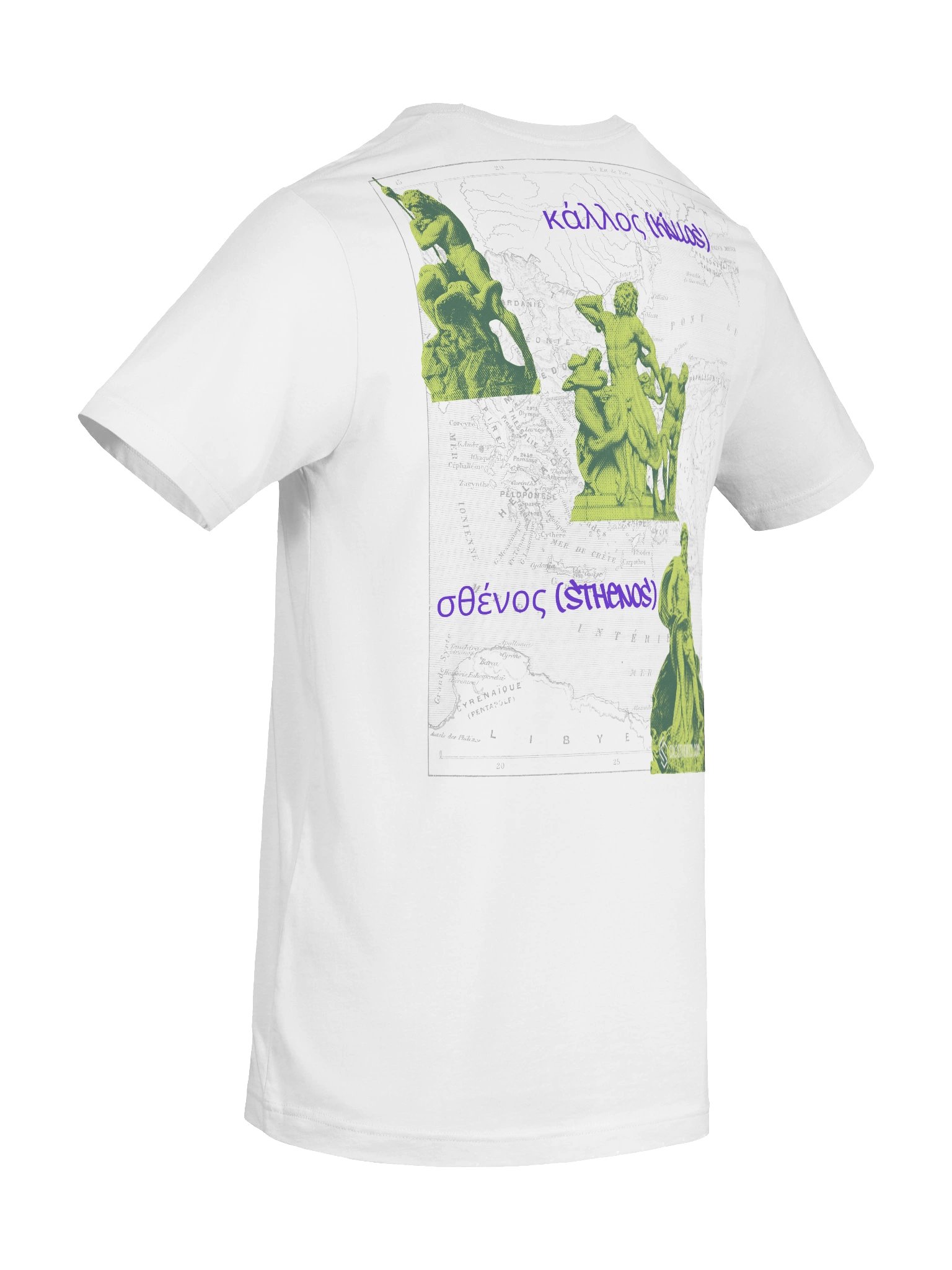 Kallos-Sthenos Ancient Art Neon T-Shirt product image (10)