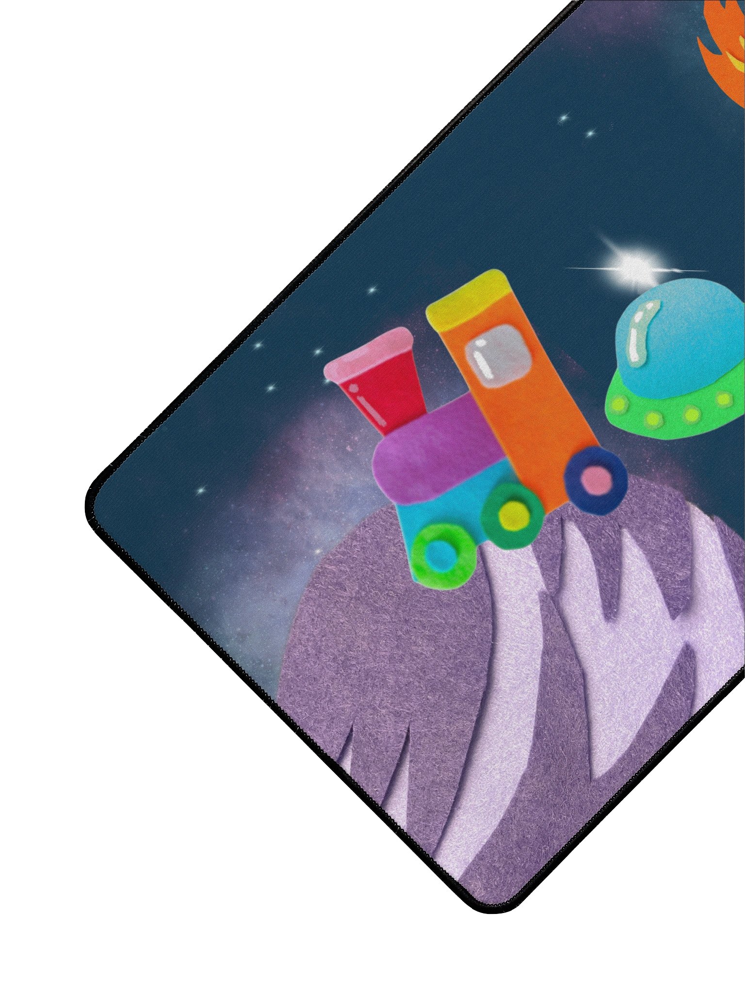 Space Train Large Deskmat product image (3)