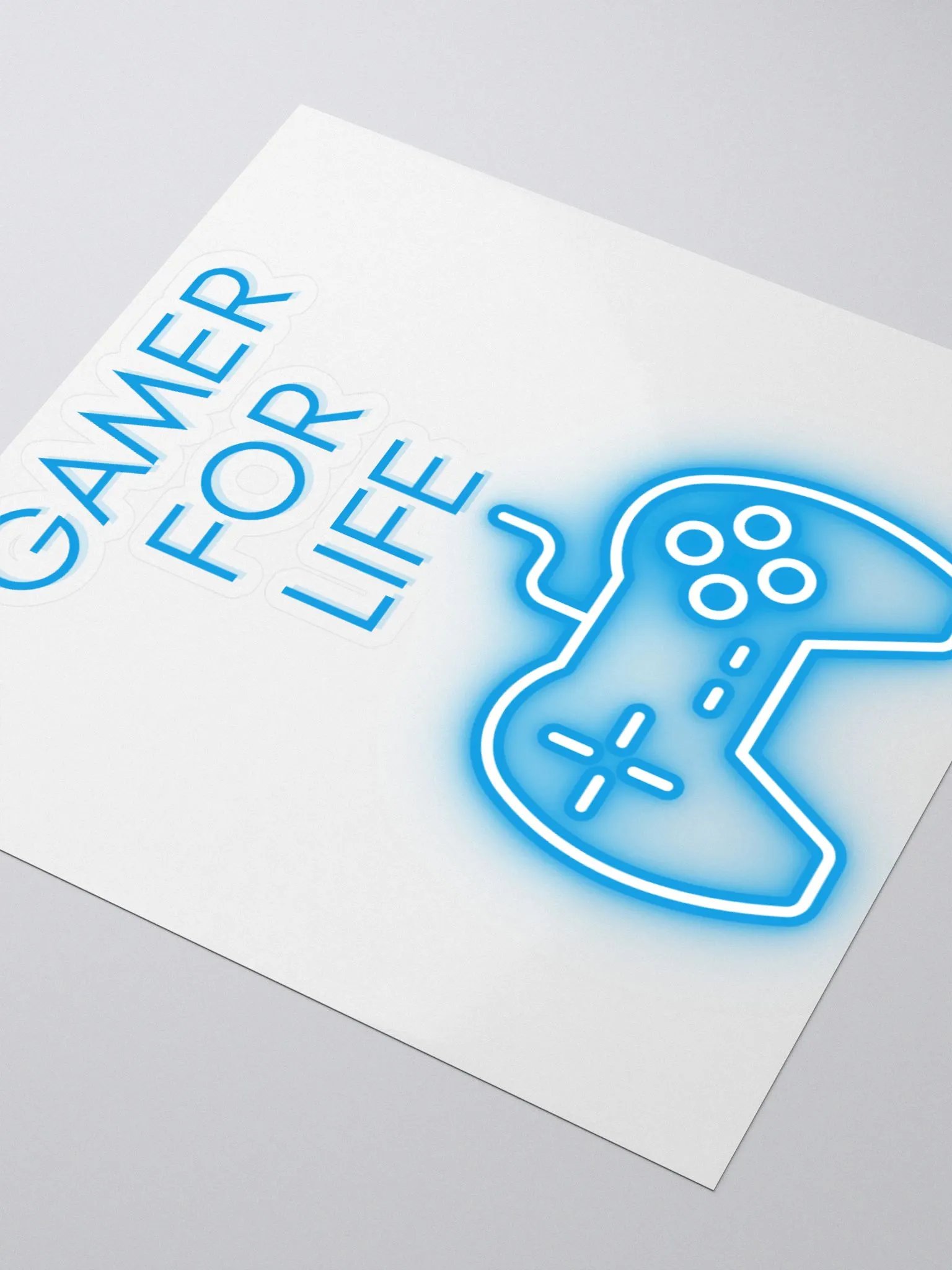 Gamer (Blue) Sticker product image (3)