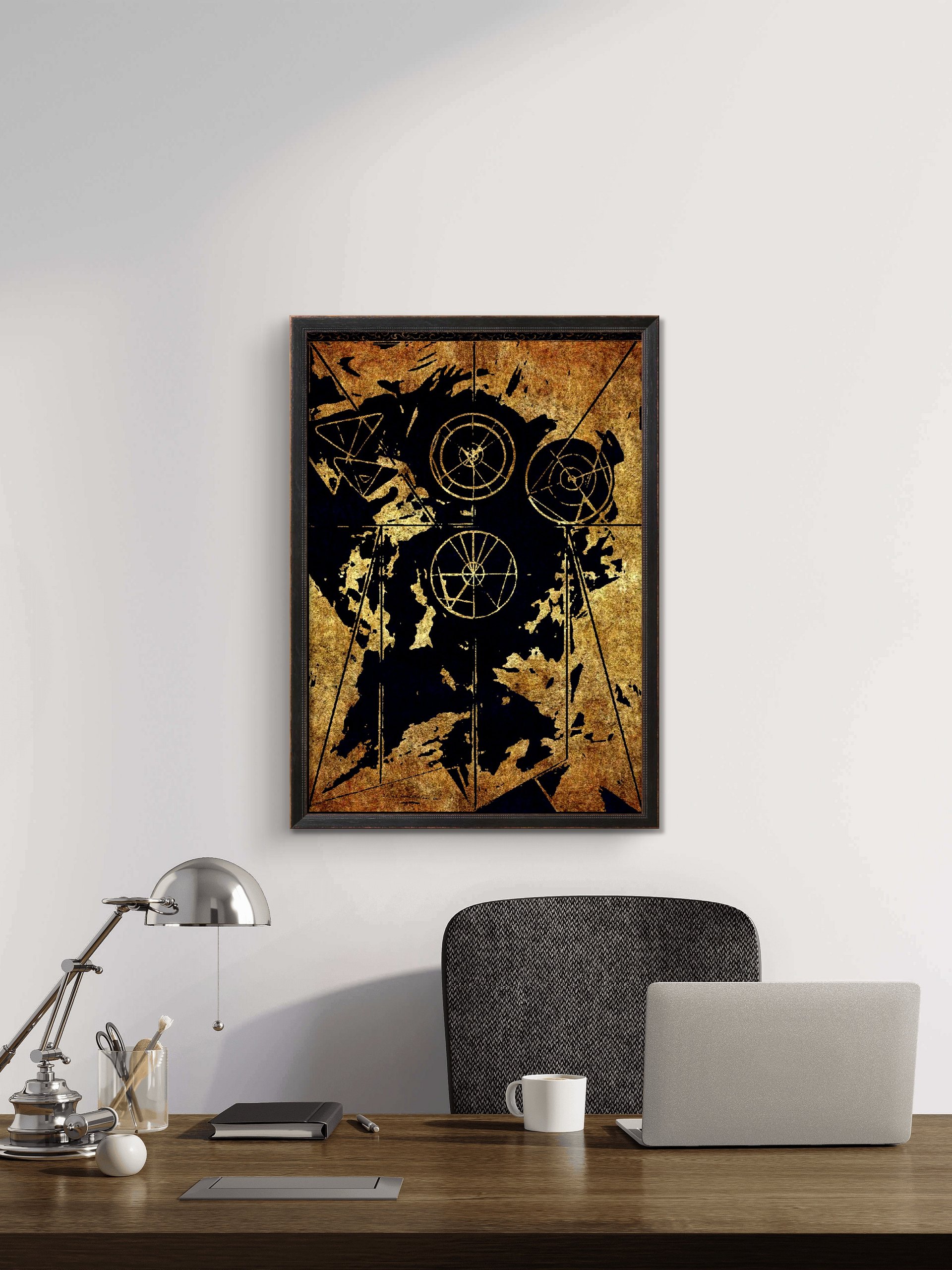 Cosmic Convergence 2026 — Fine Art Print with Frame product image (5)