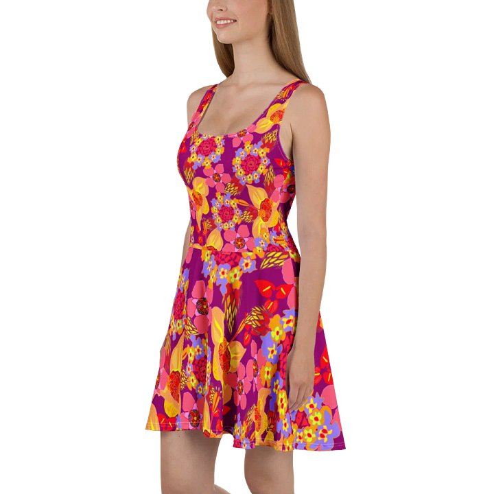 All-Over Print Skater Dress Lillies & Poppies Skater Dress product image (1)