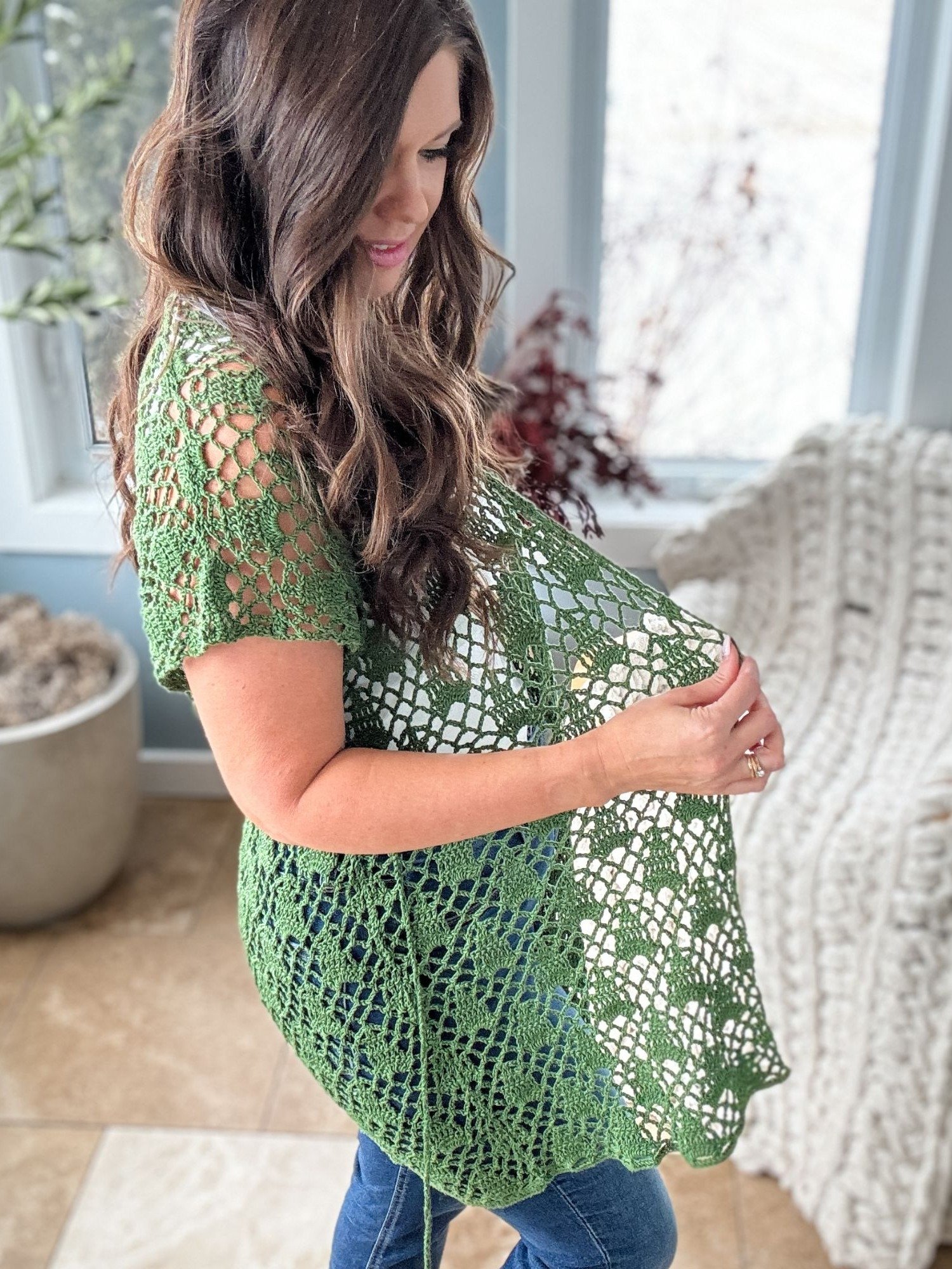 Bora Bora Sleeveless Cardigan Crochet Pattern product image (4)