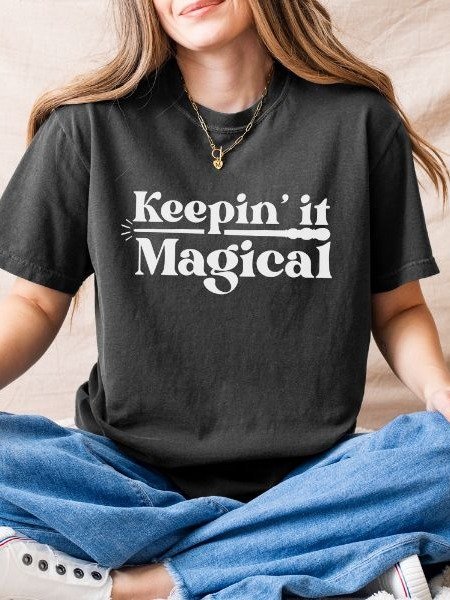 Keeping it Magical Vintage Minimalist Cozy Shirt product image (9)