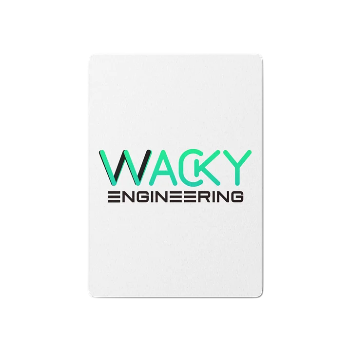 Wacky Engineering Playing Cards product image (1)