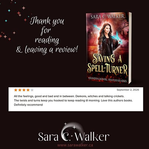 Reviews are coming in for SAVING A SPELL-TURNER, the third book of the Melantha Caldwell, Spell-Turner series! Thank you for ...