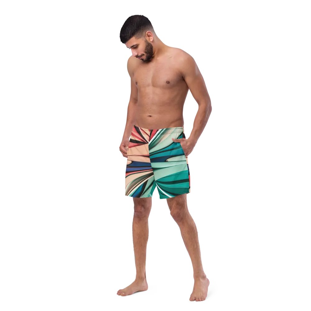 TDS Music Abstract Swim Trunks in Vibrant Colors (2XS-6XL) product image (9)