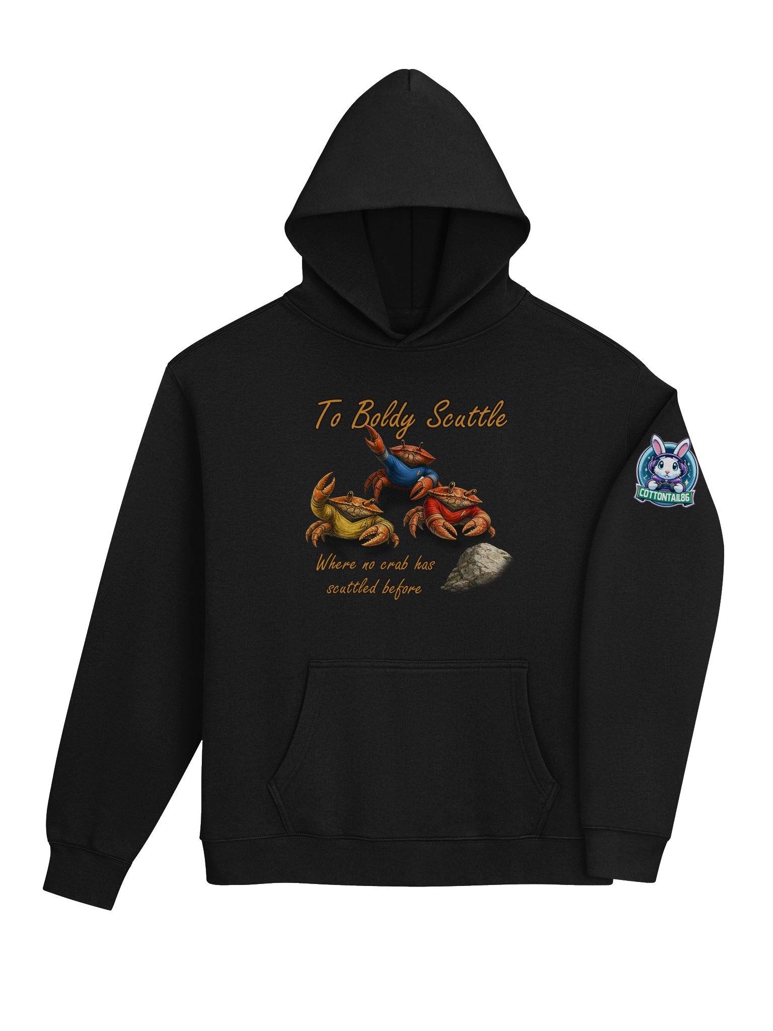 To Boldy Scuttle — Crab Crew Oversized Hoodie product image (34)