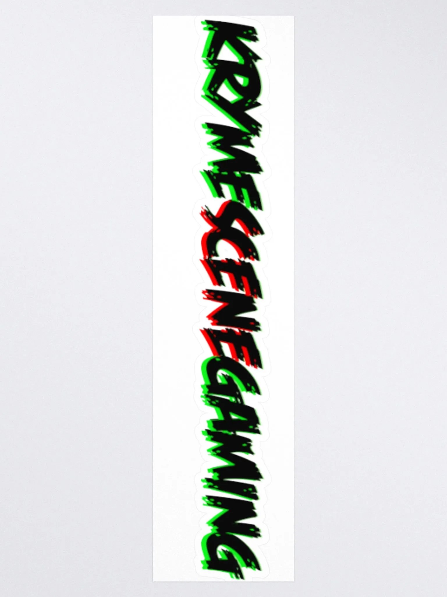 KrymeSceneGaming Vinyl Sticker 💚🕵️‍♂️ product image (2)