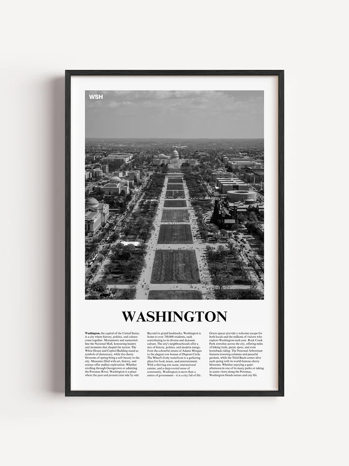 Washington 03 Newspaper Poster product image (1)