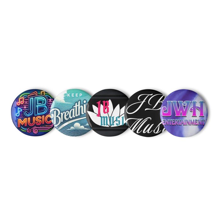 Neon Groove Music Button Set product image (1)