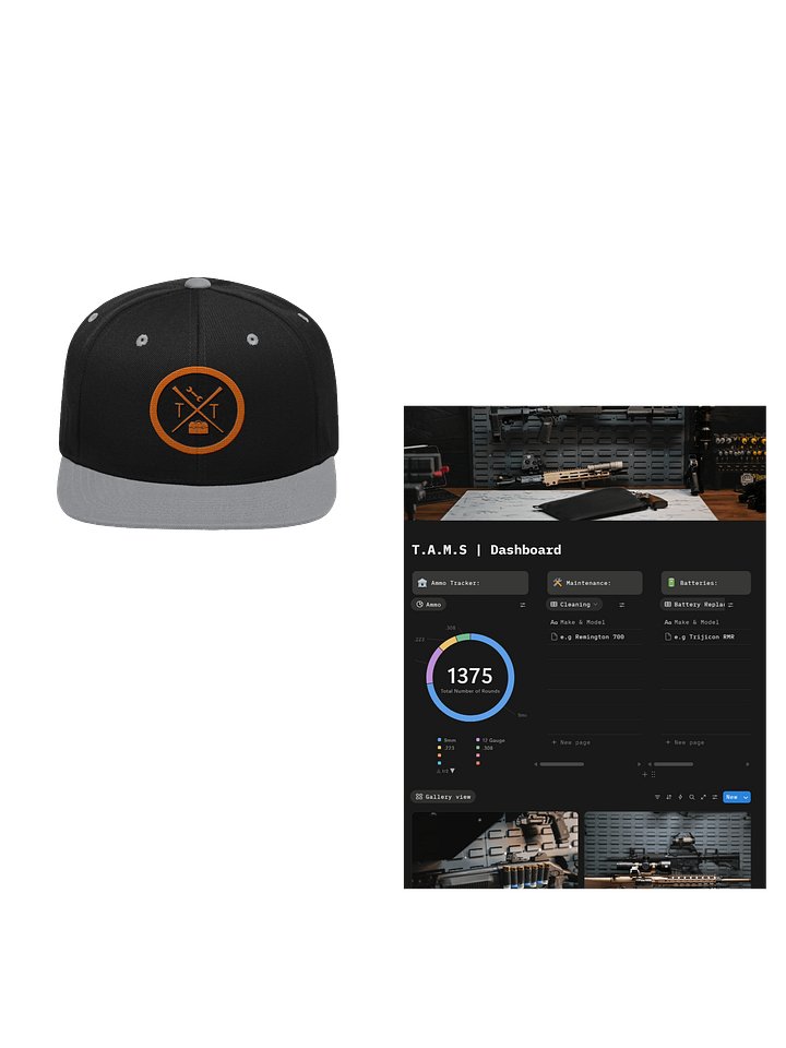 T.A.M.S & Snapback Hat Bundle product image (1)