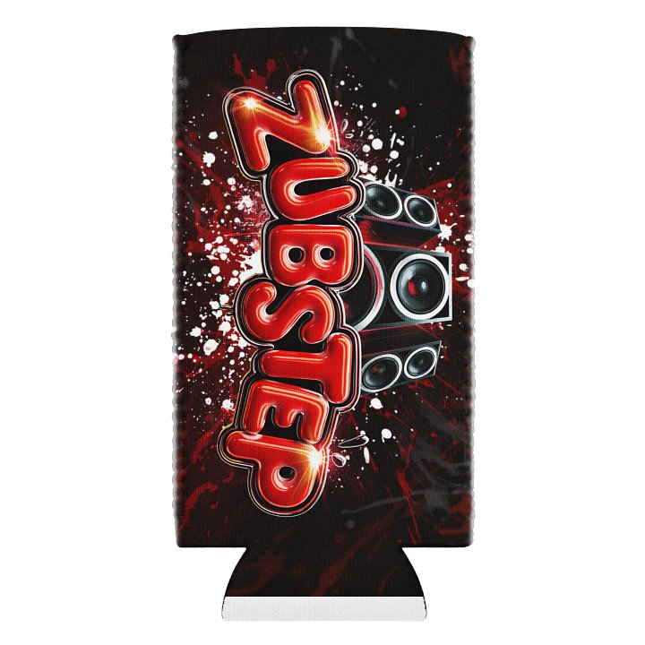 Zubstep Splatter Slim Can Koozie product image (1)
