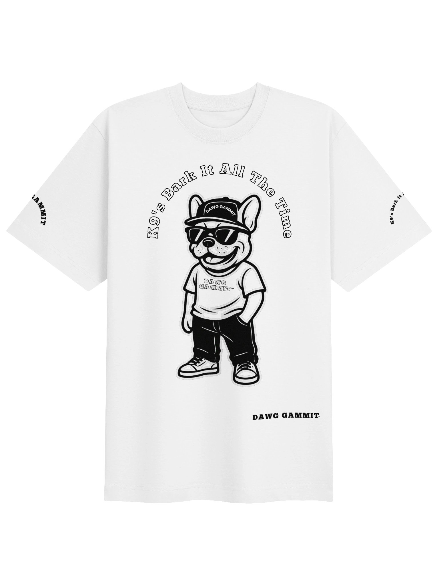 DAWG GAMMIT French Bulldawg Heavy T-shirt product image (1)