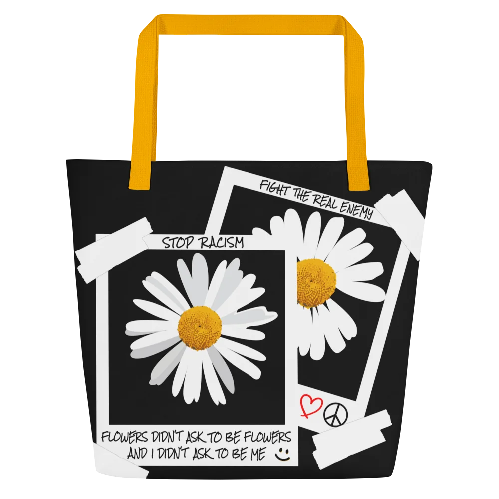 CBF-FLOWERS DIDN'T ASK AOP TOTE BAG product image (1)