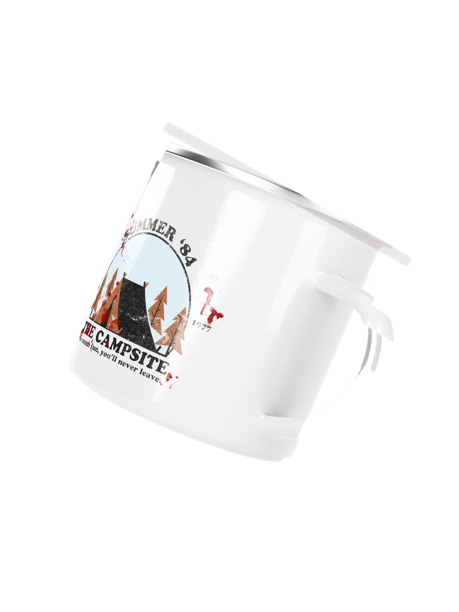 Summer Camp Survivor Enamel Mug product image (3)