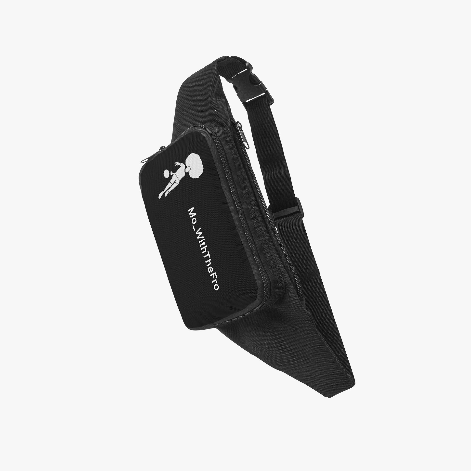 Mo_WithTheFro Black Chest Bag product image (1)