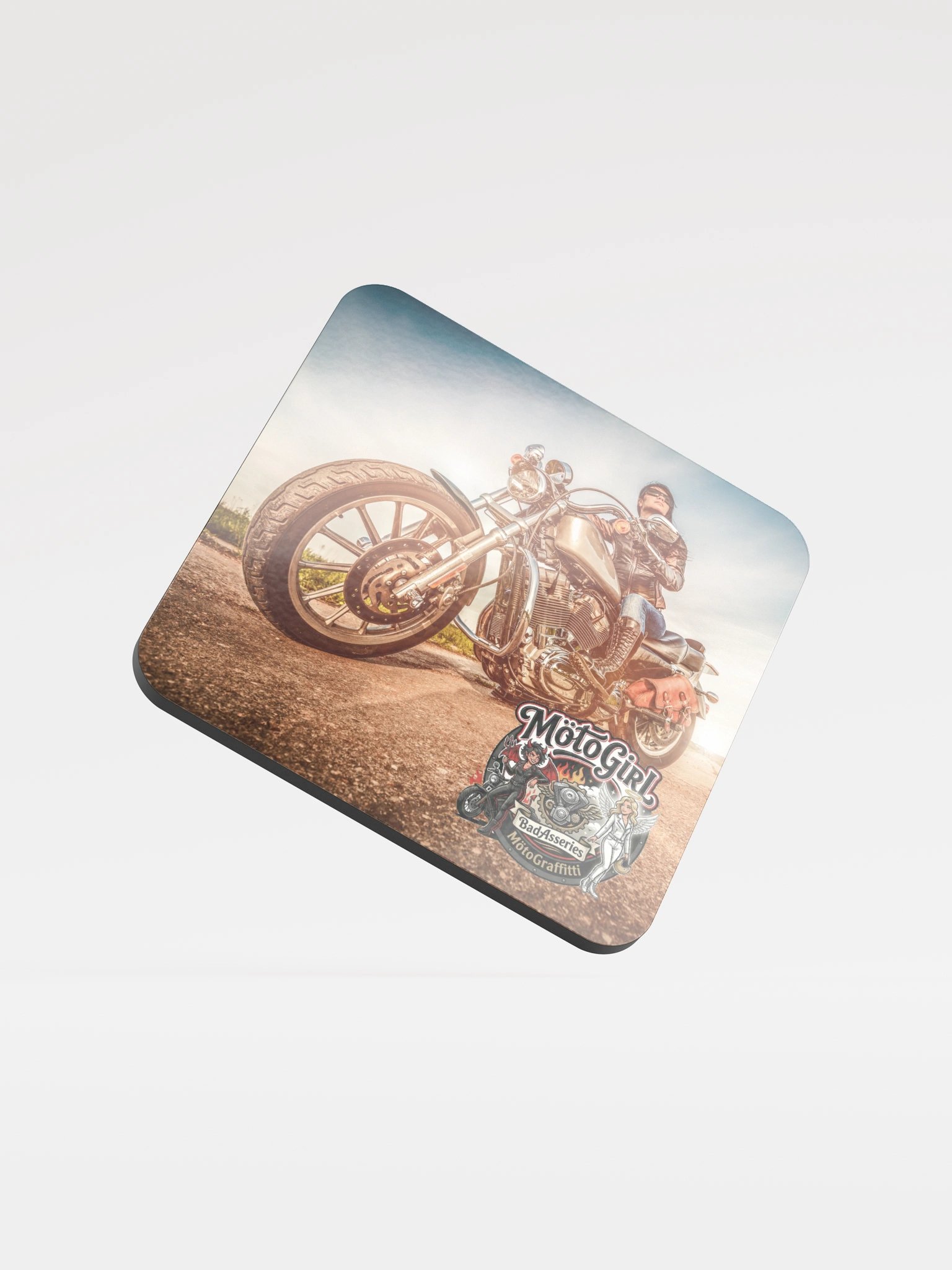 MotoGirl Glossed Cruiser Coaster product image (1)
