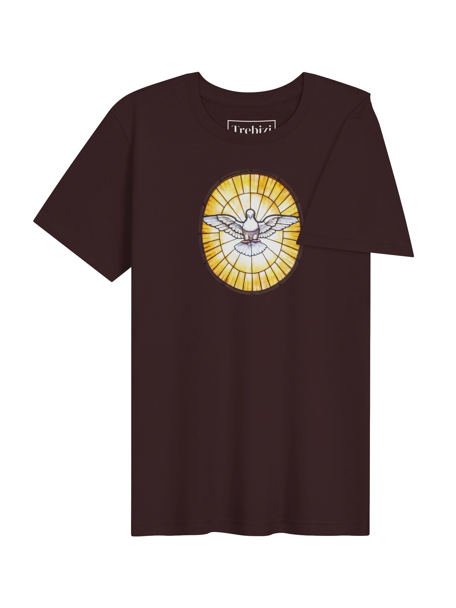 Holy Spirit Stained Glass Dove T-Shirt product image (3)