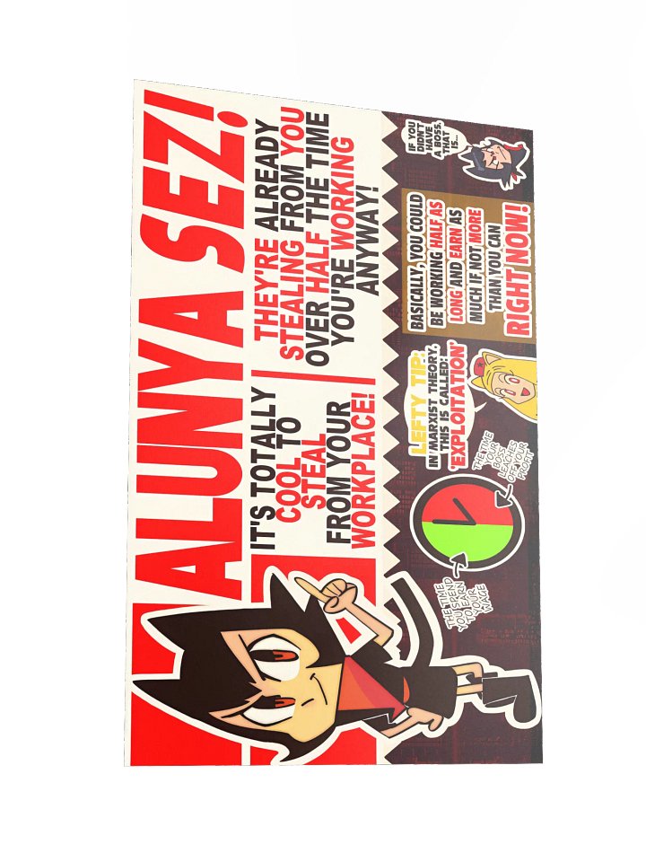 Alunya and Rodina - “Alunya Sez!” Poster product image (2)