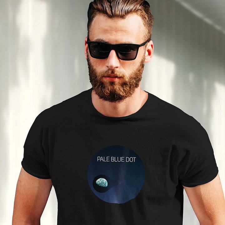 Pale Blue Dot t-shirt, NASA Voyager 1 — Short-Sleeve Unisex T-Shirt, space t-shirt, space gift product image (1)