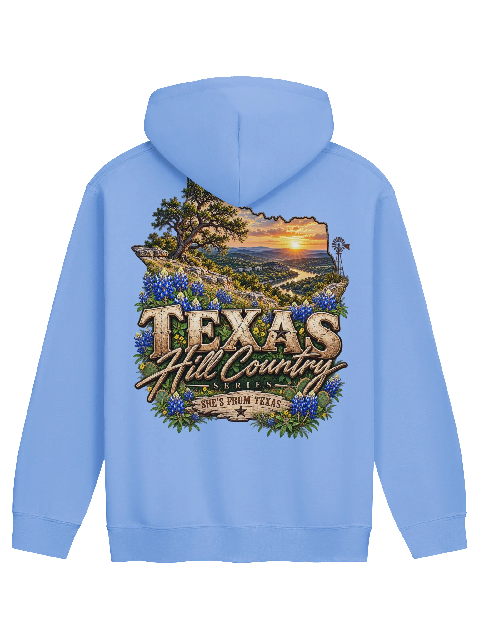 Texas Hill Country – She's From Texas Hoodie product image (13)