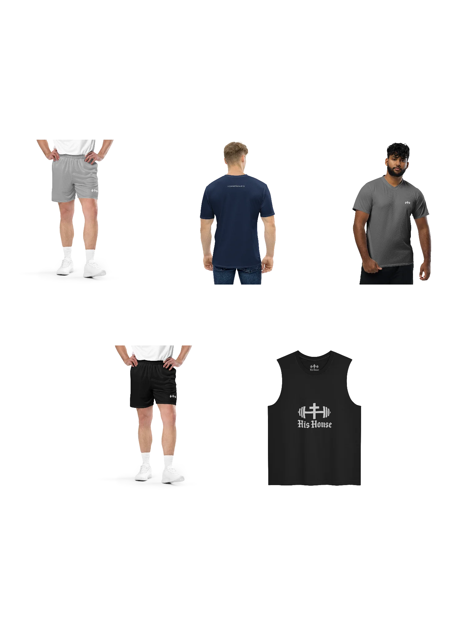 His House Mens Faith & Fitness Workout Starter Bundle product image (1)