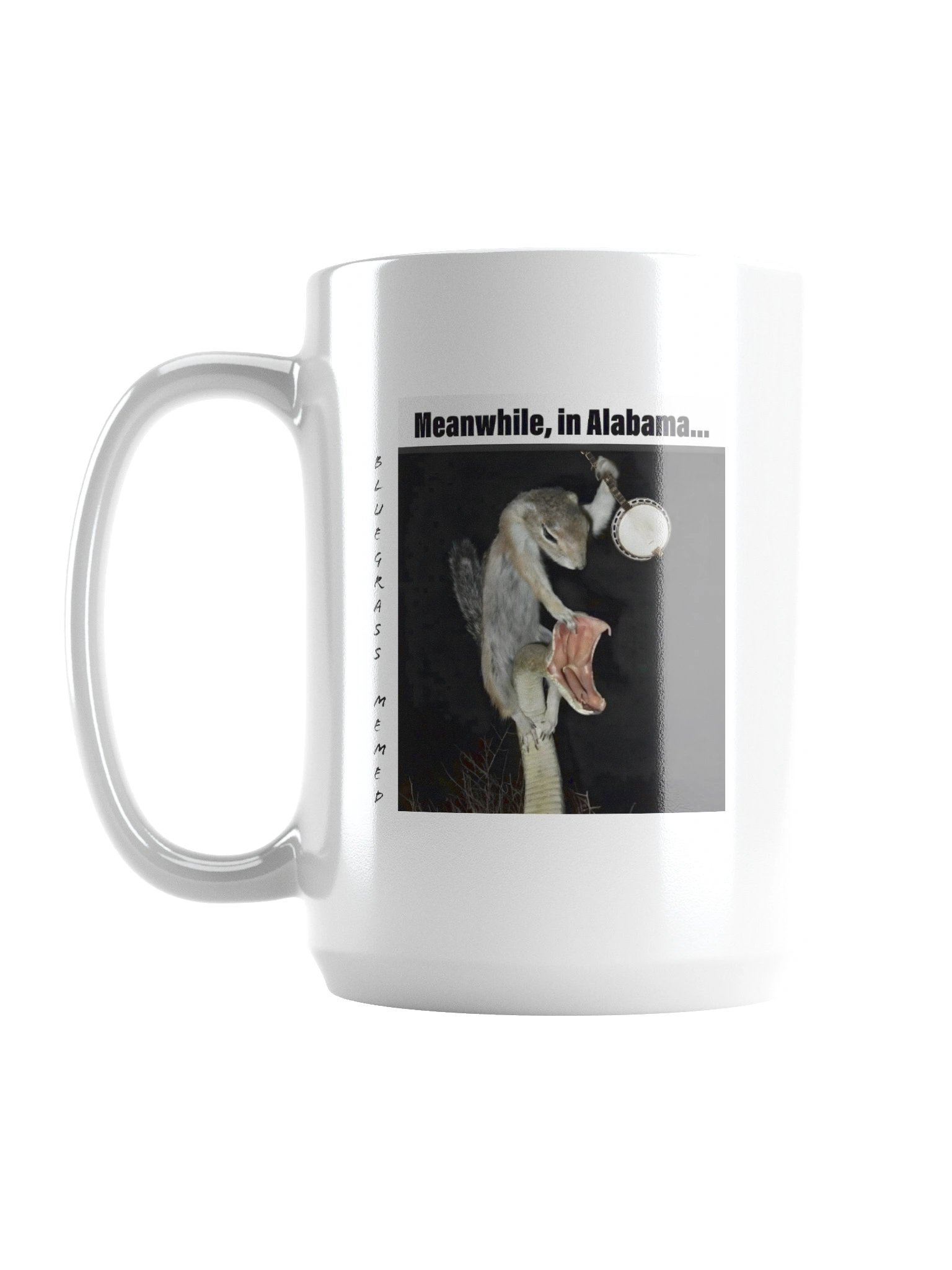 "Meanwhile, In Alabama" Bluegrass Banjo Mug product image (1)