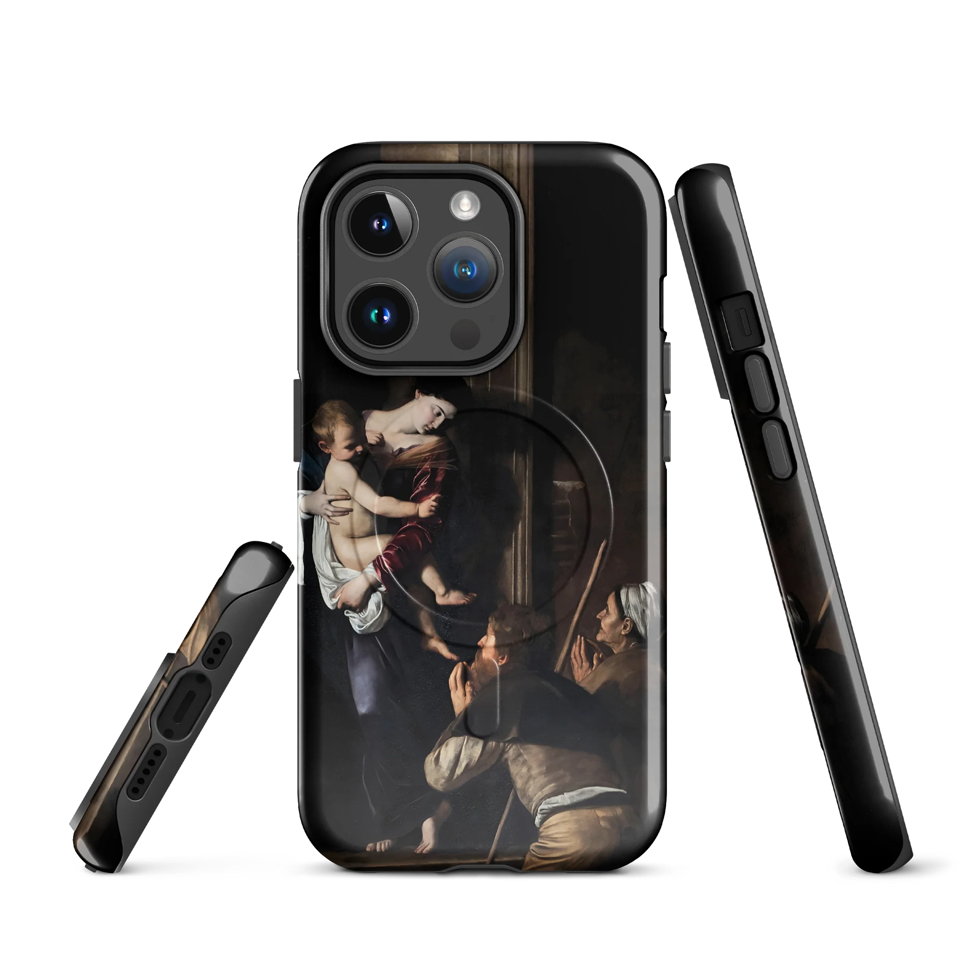 Caravaggio – Pilgrims’ Madonna (Madonna di Loreto) – iPhone® MagSafe® Tough Case product image (7)