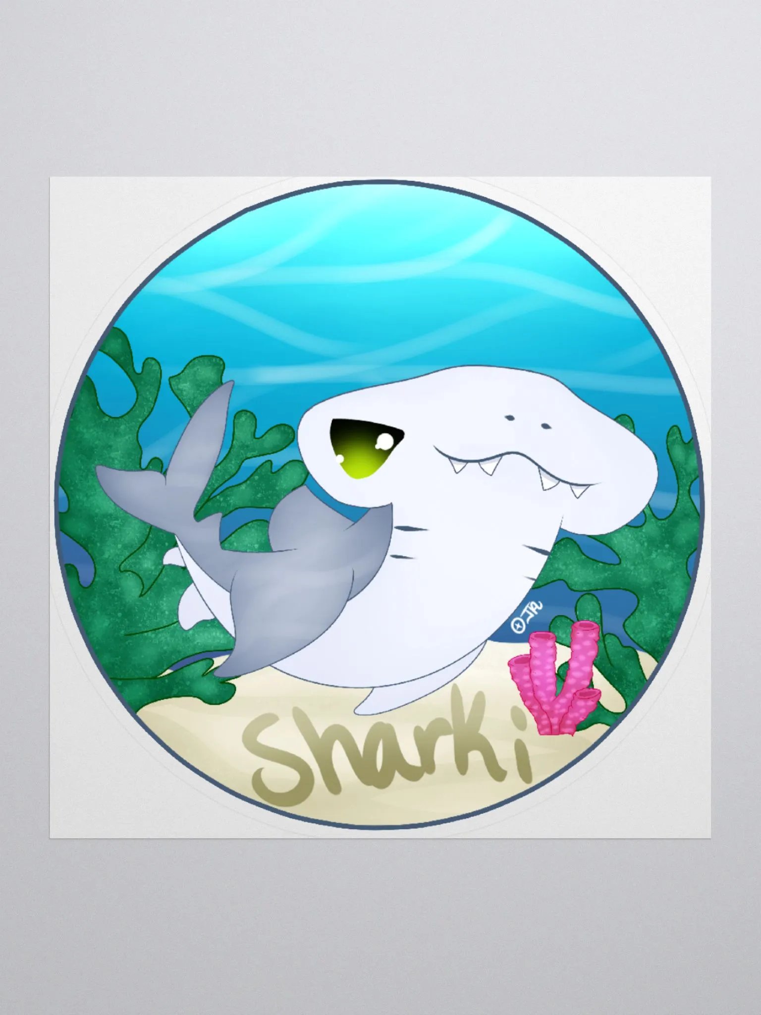 Sharki sticker product image (1)