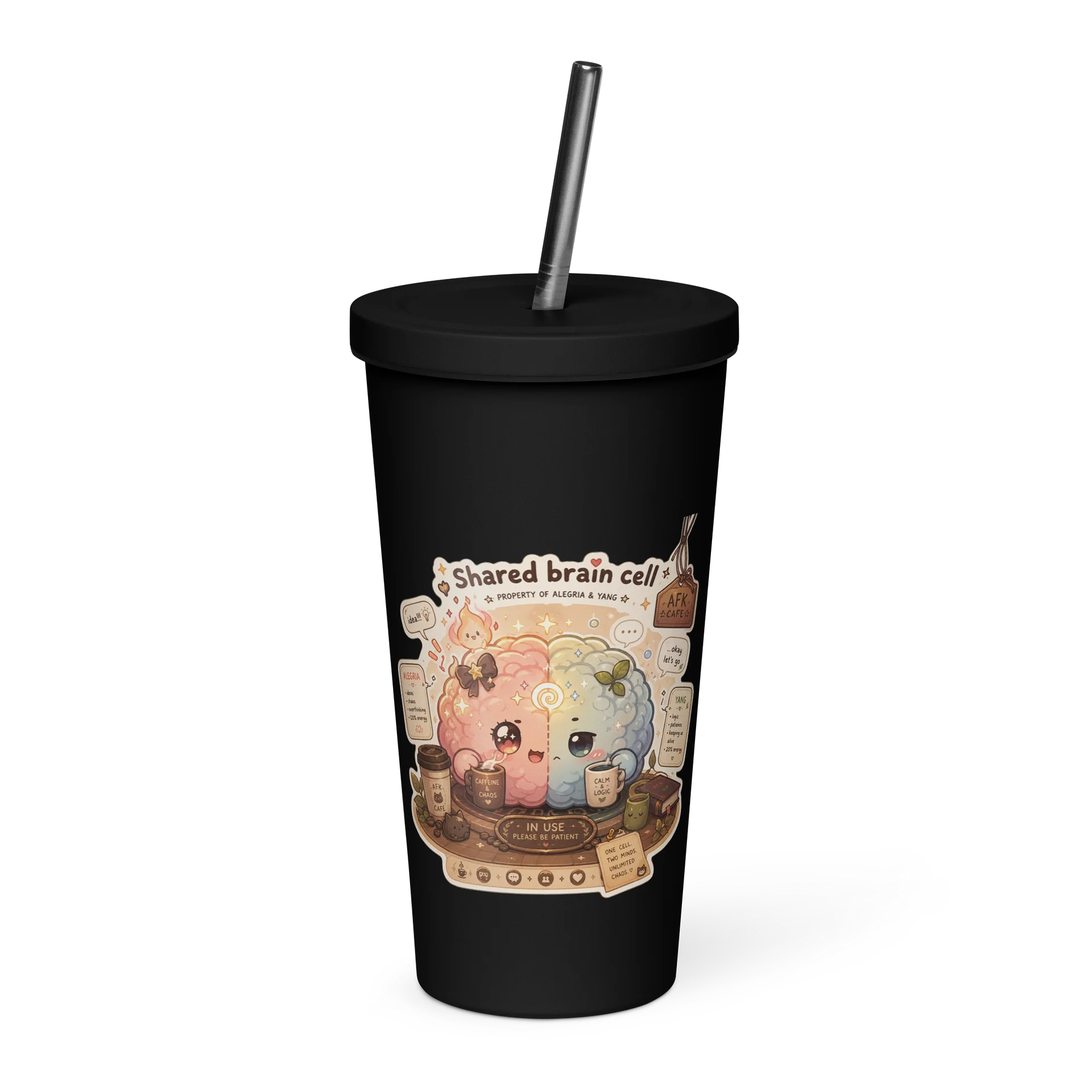 Shared Brain Cell Stainless Steel Tumbler product image (1)