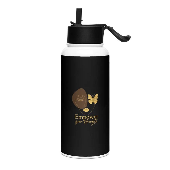 Stainless Steel Water Bottle with a Straw Lid SWFB0122 product image (1)