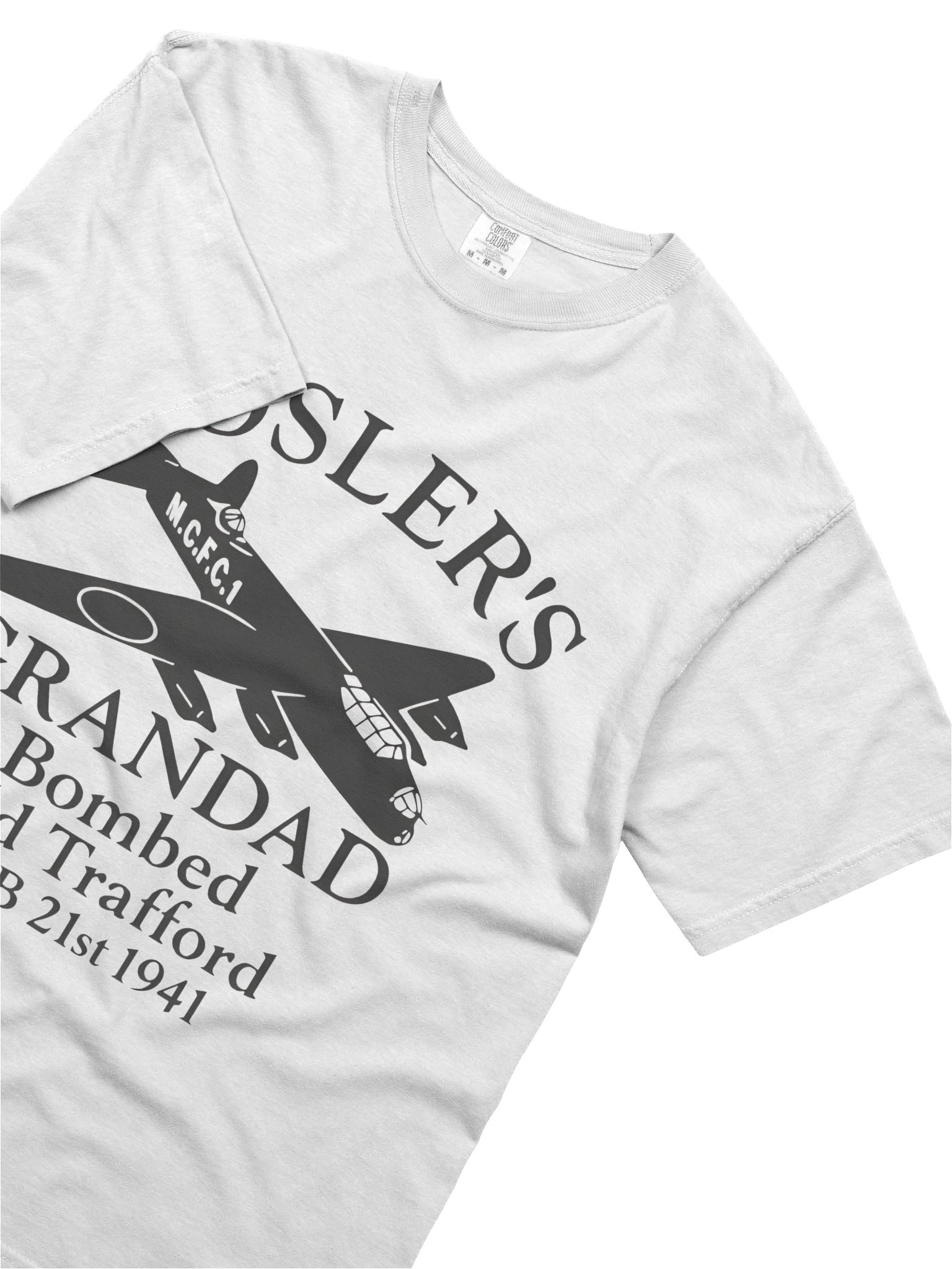 Rosler’s Grandad Bombed Old Trafford 1941 Shirt product image (3)