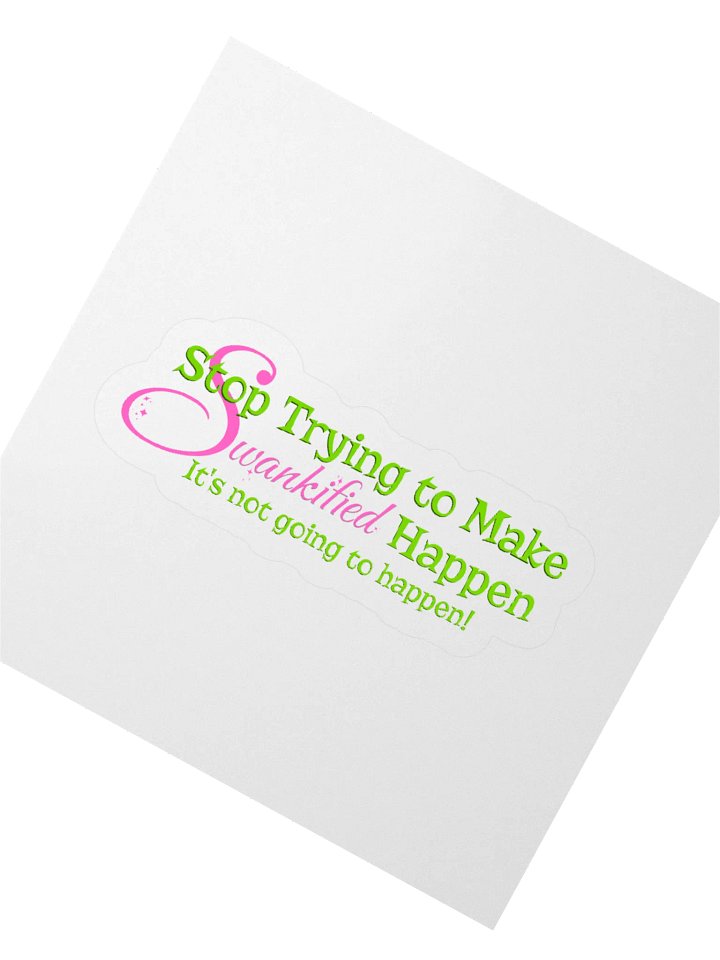 Swankified Stickers – Kiss-Cut Vinyl Wicked x Mean Girls Meme Decals product image (2)