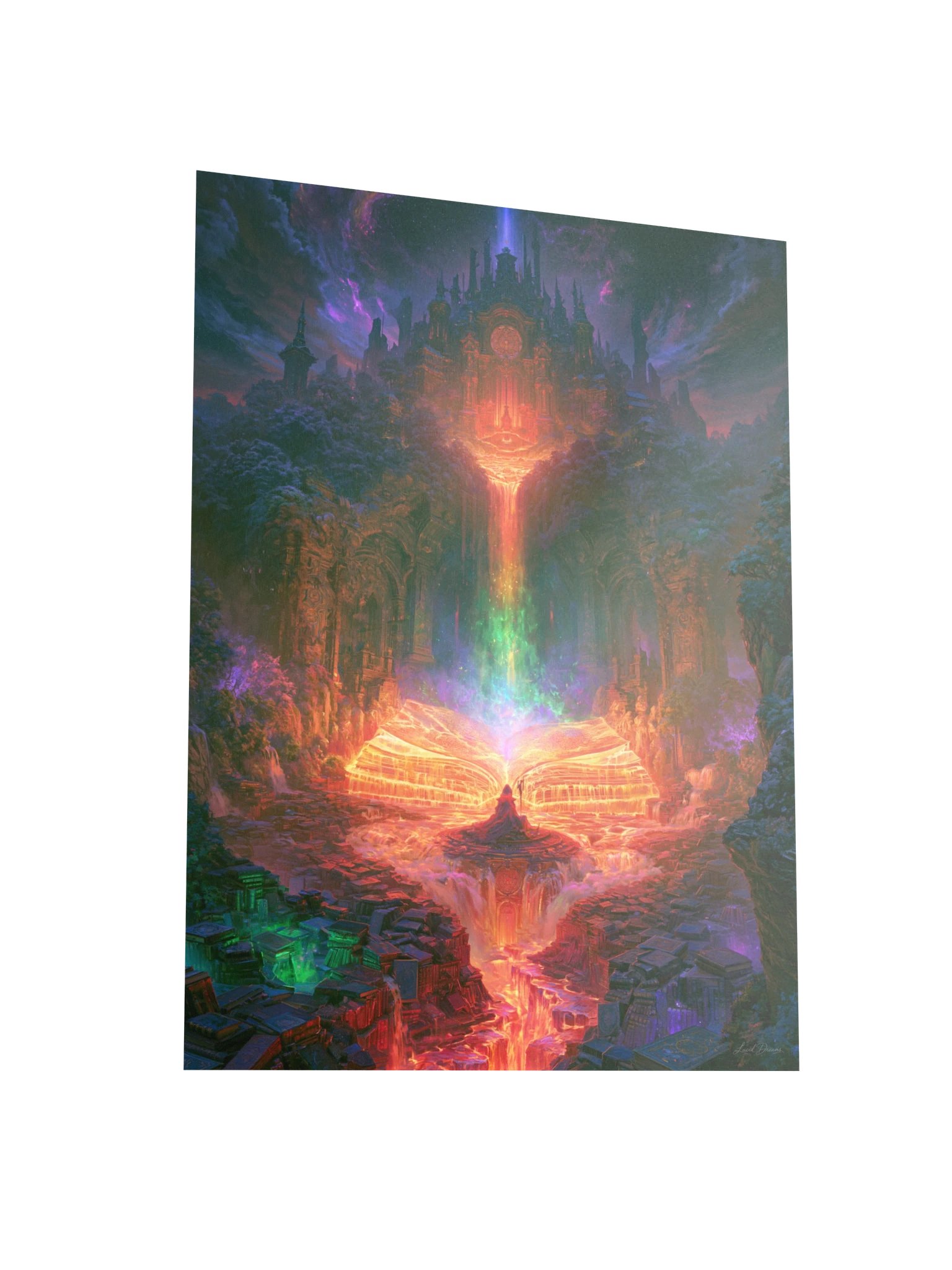 Enchanted Book Art Print — The Luminous Book product image (7)
