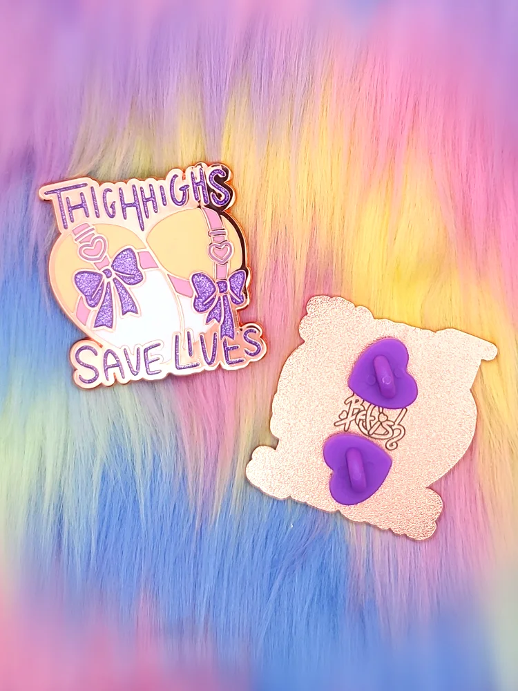 Thigh Highs | Enamel Pin Set | RETIRING product image (4)