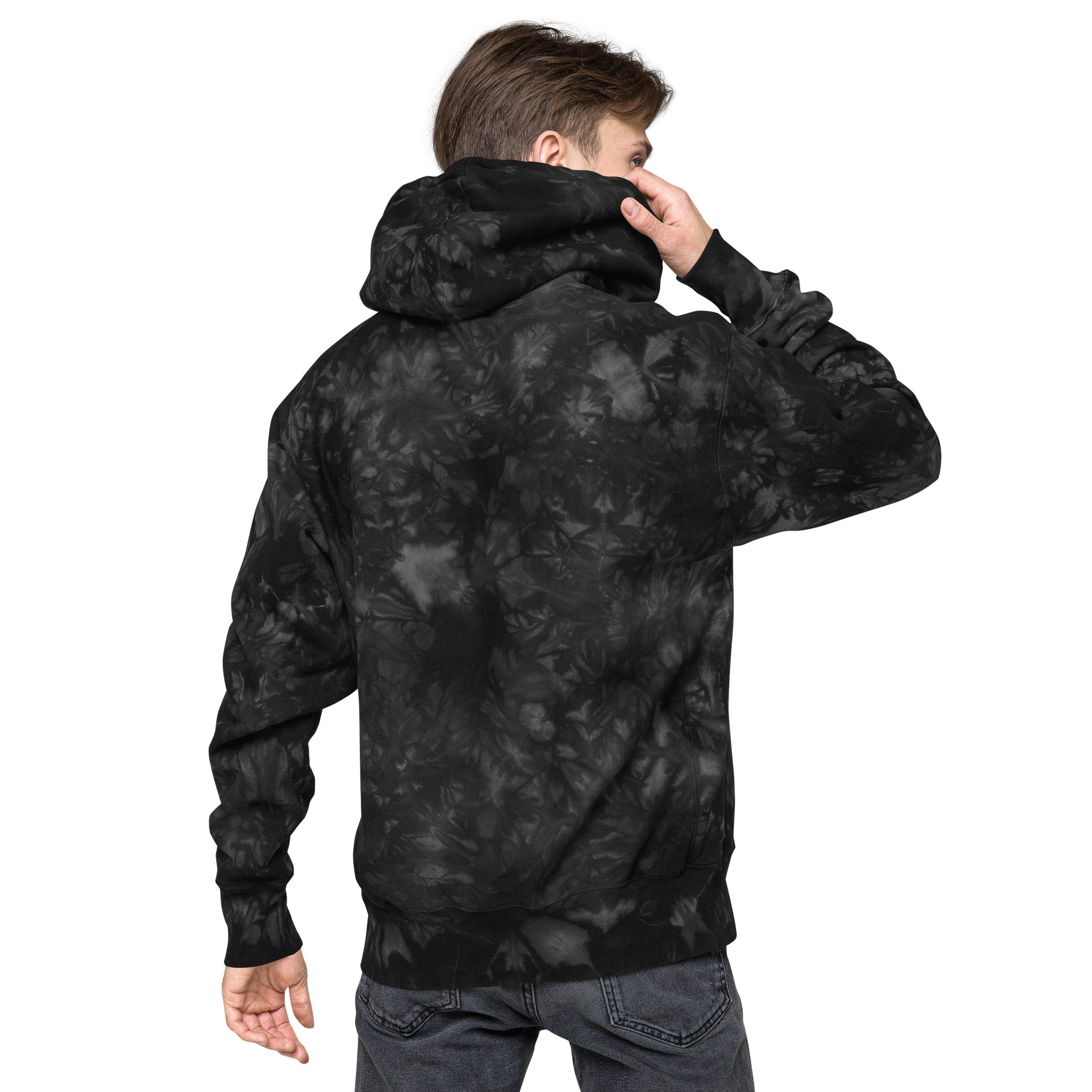 GBMT Premium Tie‑Dye Hoodie – Blackout Edition product image (7)