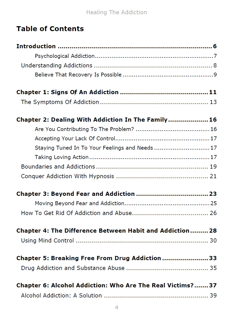 Healing The Addiction eBook product image (2)