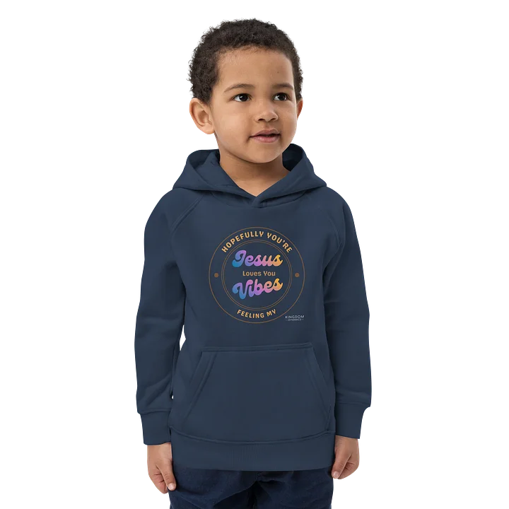 Jesus Vibes Eco Hoodie - French Navy product image (1)