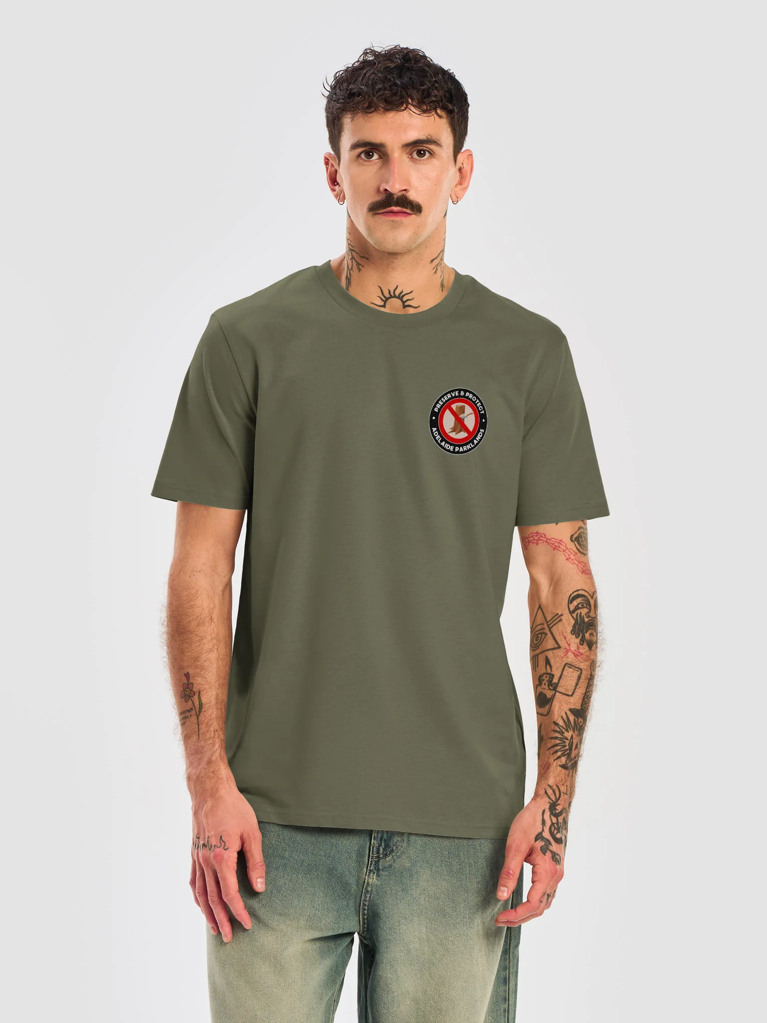 PRESERVE & PROTECT | Unisex | Premium Organic Regular Ribbed T-Shirt product image (5)