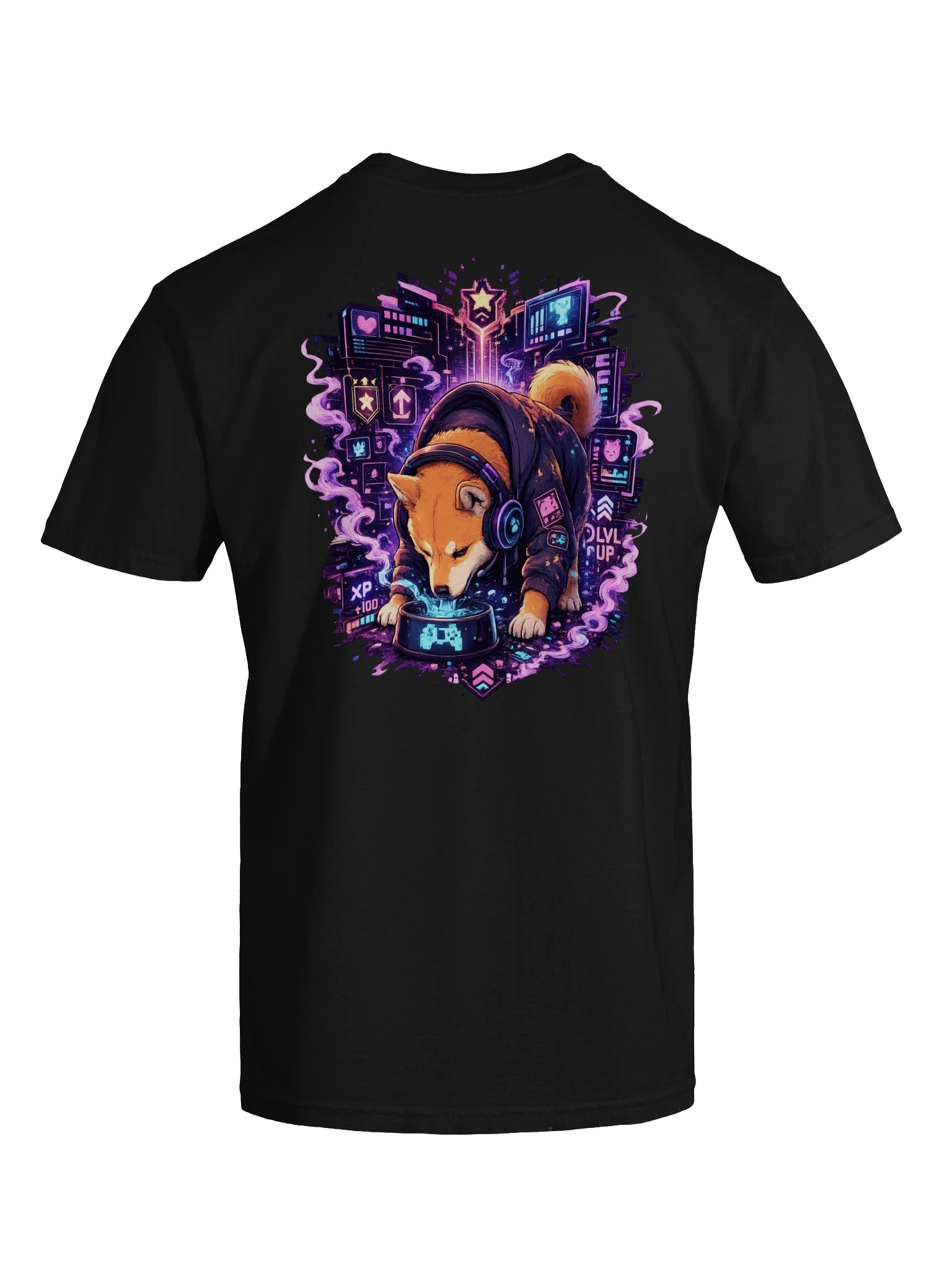 Comfort Colors Garment-Dyed Heavyweight T-Shirt - Level Up: Shiba Inu Gamer product image (3)