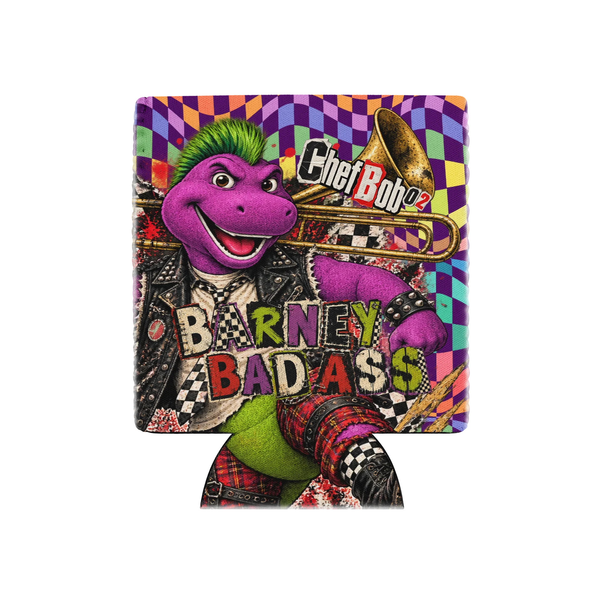 CB02 - Barney Bad Ass - Can Coozie product image (19)