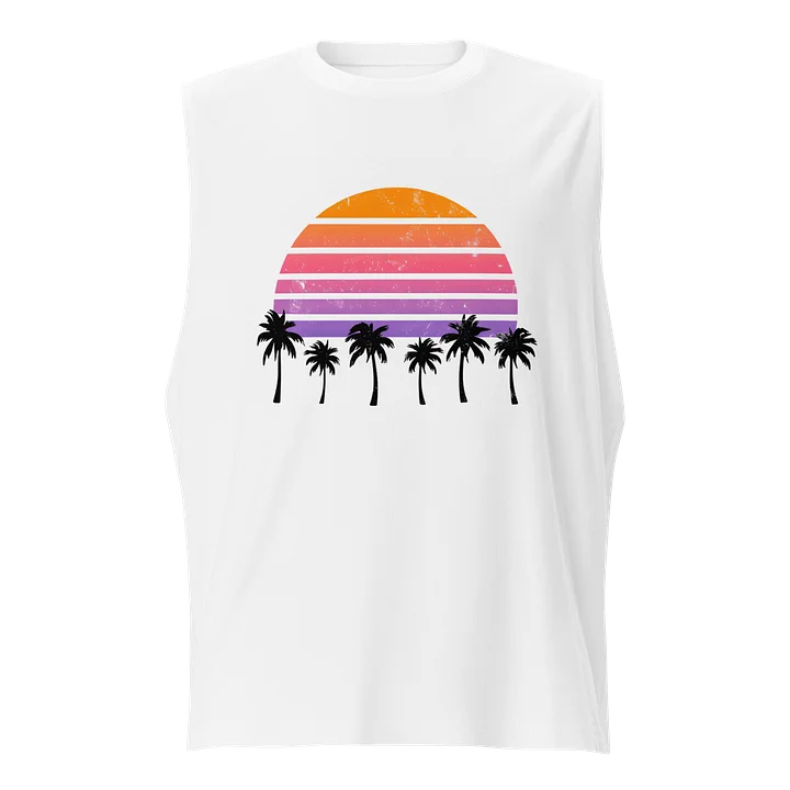 Tropical Sunset Muscle Tank product image (1)